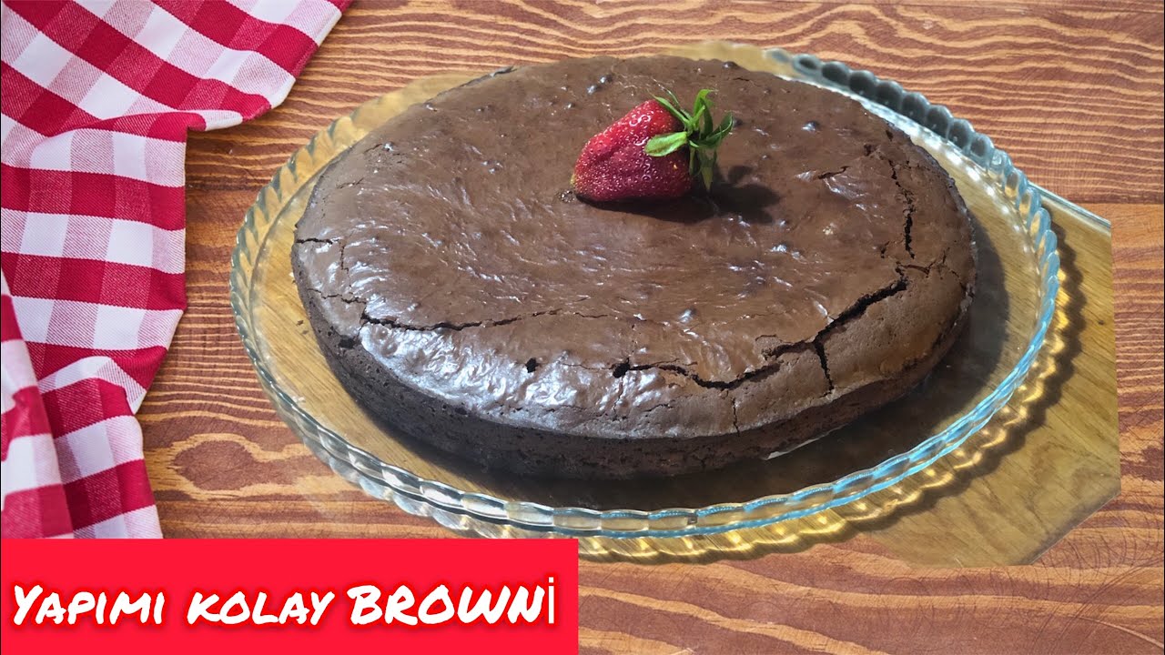 YAPIMI KOLAY BROWNİ // browni brownie kek YouTube