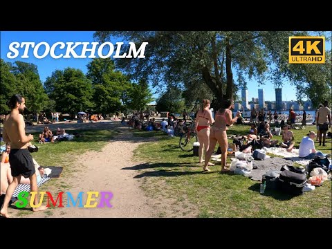 Stockholm - Sweden - Summer - Tantolunden - Midsummer Eve - 4K
