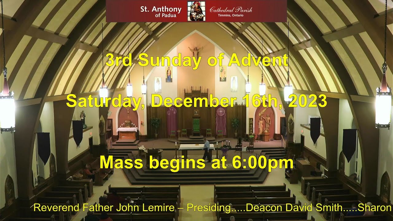 3rd Sunday Of Advent Saturday December 16th 2023 YouTube 3rd-sunday-of-advent-saturday-december-16th-2023-youtube