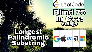 Details Leetcode Blind 75 C++: Longest Palindromic Substring Update