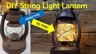 DIY antique lantern for rustic cabin decor! screenshot 5