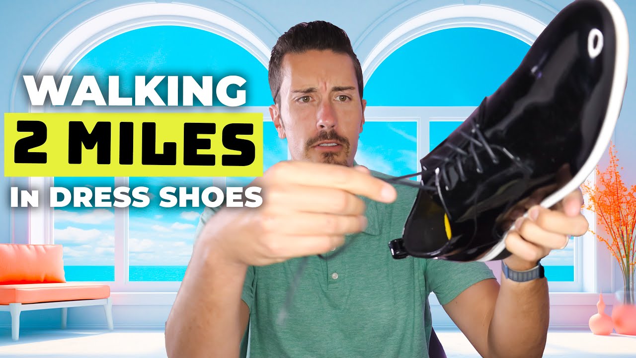 Amberjack Tuxedo Review - Walking over 2 Miles in a Dress Shoe? - YouTube