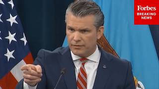 'The President Hasn't Capitulated On Anything': Hegseth Fires Back At Reporter At Iran Briefing