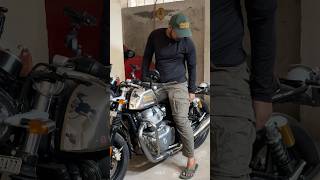 Seat Height Test Continental GT 650 For Short Rider #gt650 #continentalgt650 #royalenfield