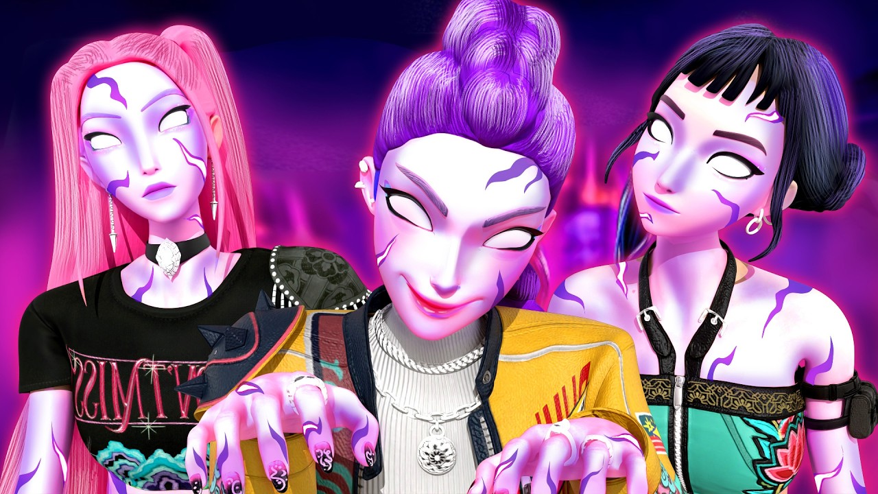 HUNTRIX, BUT THEY'RE DEMON'S PUPPETS?! | KPop Demon Hunters Animation