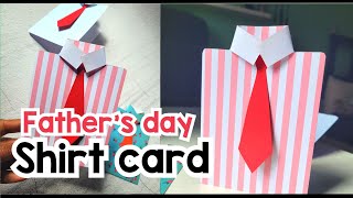 Fathers Day shirt card Craft