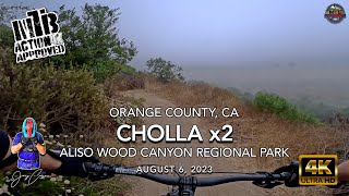 MTB Riding Cholla x2, Aliso Wood Canyons, August 6, 2023 #trending #viral