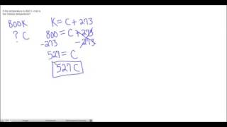 Temperature Conversions Example 2