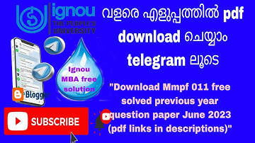 mmpf 011 june.2023  free solved previous year question paper pdf links in description