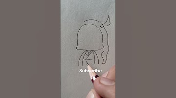 Simple Drawing Idea Of Nezuko #shorts #demonslayer #nezuko #drawing#art #artist #sketch #doodle