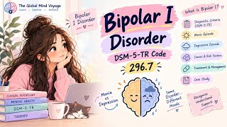 Bipolar I Disorder Explained | DSM-5-TR Criteria, Mania, Depression & Treatment | Psychology
