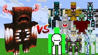 Netherite Warden vs Modular Golems!