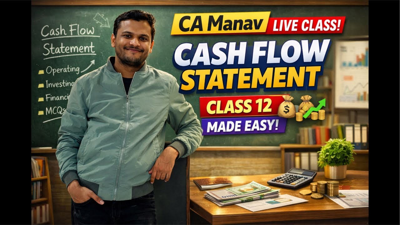 Cash Flow Statement Class 12 | Full Chapter Explained in One Shot | CBSE Accoun| Part 2