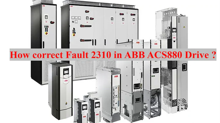 Fault 2310 in ABB ACS880 Drive Overcurrent Fault