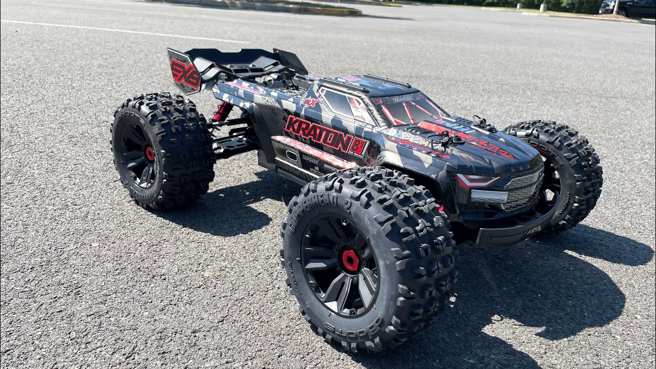 New Arrma Kraton 1/5 8s EXB rtr first run Losi DBXLE 2.0 max 5