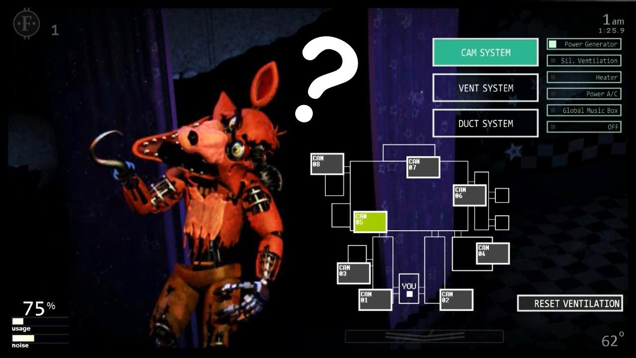 FNAF 2 Withered Foxy returns!  UCN Foxy & Office Mods 