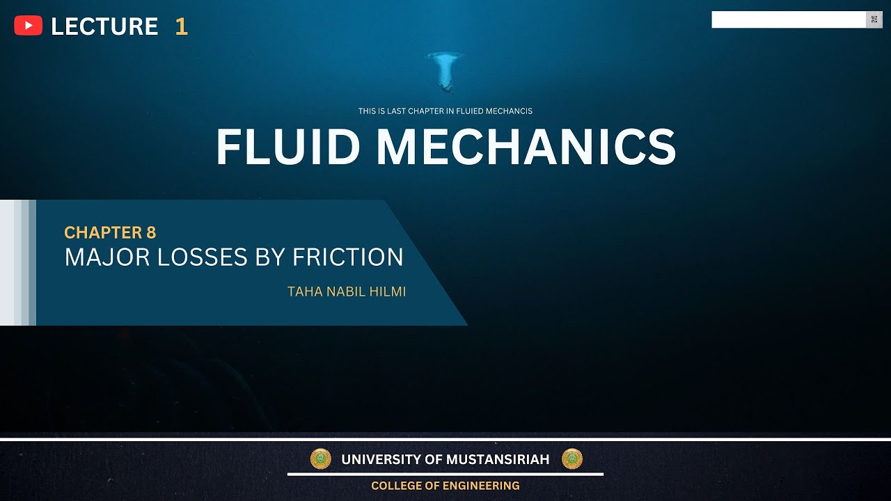 المحاضرة الاولى ( الخسائر ) - فلود | Losses
