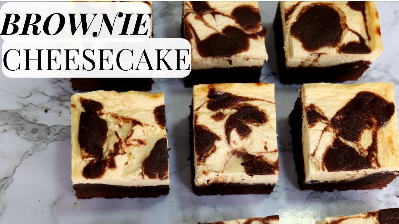 BROWNIE CHEESECAKE | receta fácil | LaDulcepedia