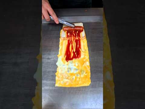 소세지 누드토스트/egg toast/street food in seoul