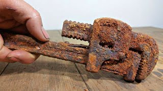 Millions Don't Know This Secret! Rusty Wrench Miracle Restoration 🚀