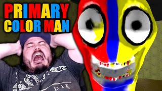 THIS JUMPSCARE SENT ME TO THE SHADOW REALM!! | 5 Random Horror Games (Primary Color Man) screenshot 2