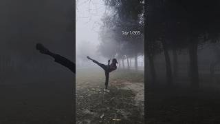 Martial Arts Practice with Nature. Day-1✅ #martialarts #shorts #rohitsthetics #mma #kungfu #yt #new