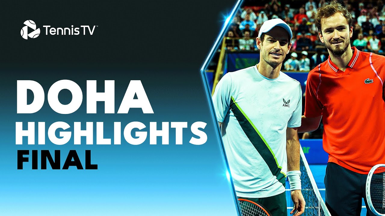 Andy Murray vs Daniil Medvedev For The Title! Doha 2023 Final Highlights 