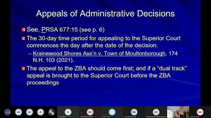 Zoning Board of Adjustment Roles and Responsibilities