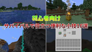 【マインクラフト】サバイバルで役立つ小技16選【初心者向け】