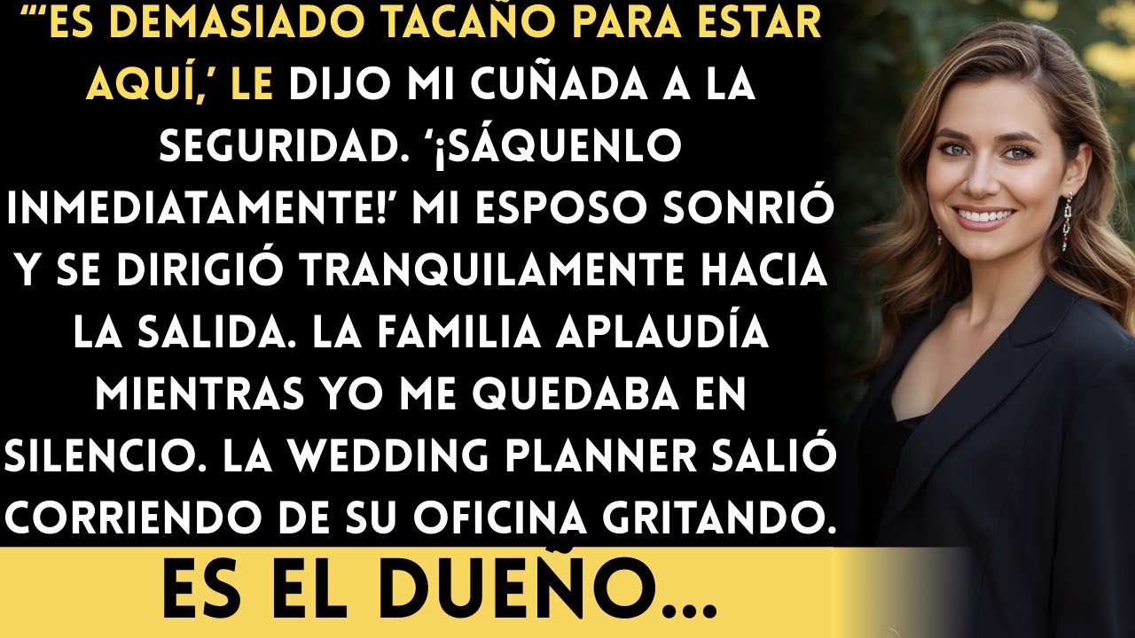 Mi Cuñada Prohibió que Mi Esposo ‘Barato’ Entrara a la Boda… Hasta que la Wedding Planner Vio al...