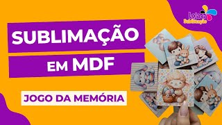 Sublimação em MDF Jogo da Memória para sublimar- Sublimação passo a passo screenshot 5