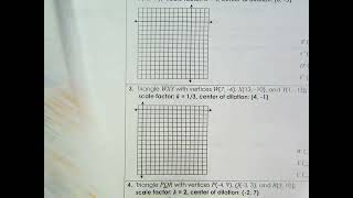 Dilations non origin