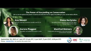 The power of stories on conservation - An IUCN CEC #NatureForAll Dialogue