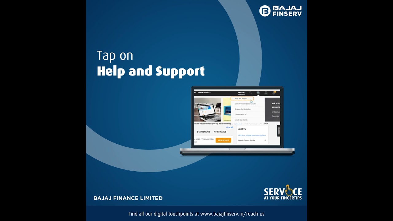 How to raise a service request in Bajaj Finserv Customer Portal