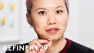 PEELING MY MAKEUP OFF? Weird K-Beauty Product from Amazon| Beauty With Mi | Refinery29