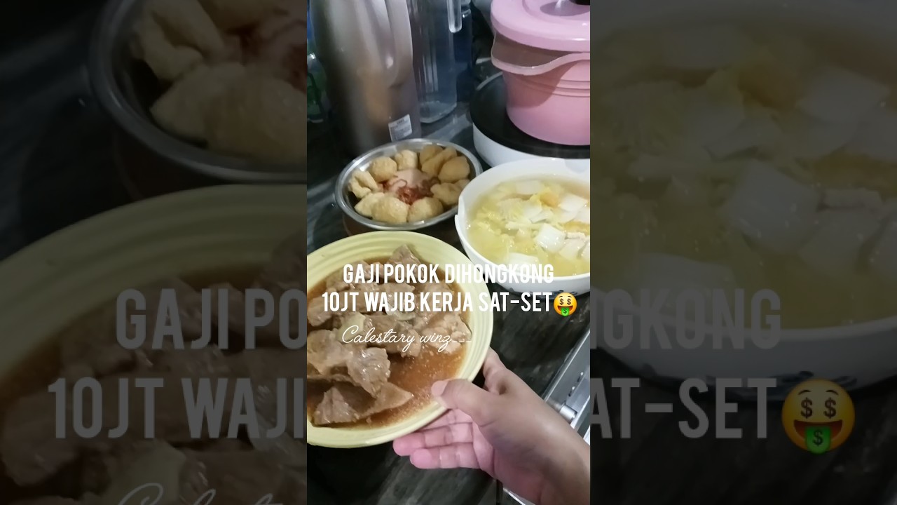 Masak 2 sup dan 2 menu untuk majikan‼️ 