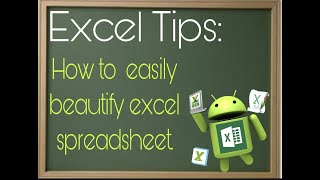 Celebrity How to Create Professional Looking Excel Spreadsheets in seconds. Profile