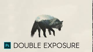 Adobe Photoshop Tutorial: Wolf - Double Exposure