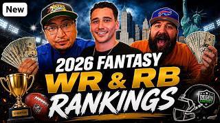 2026 Fantasy Football WR & RB Rankings LIVE! 🏈 Who Are We Drafting