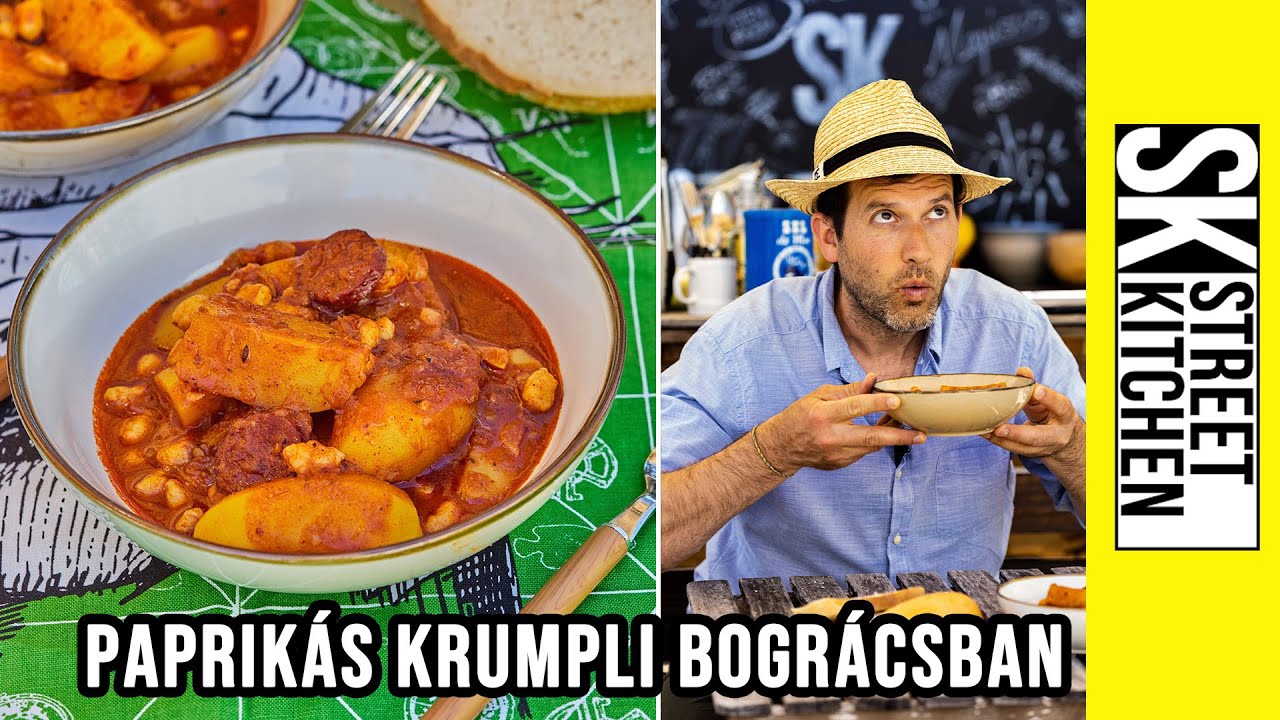 PAPRIKÁS KRUMPLI bográcsban🥔🔥