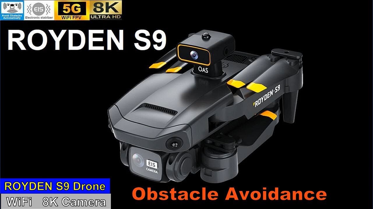 ROYDEN S9 Obstacle Avoidance 8K Low Budget Drone – Just Released