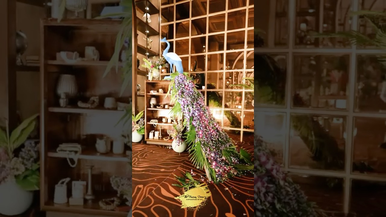 "Vintage Glam: Classic Cocktail Decor Inspiration" Wedding Decorater in Delhi NCR / The Fusion Decor