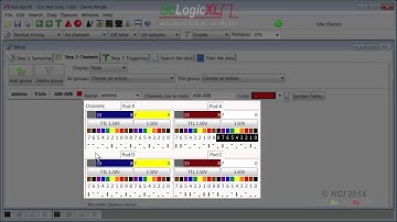 Logic Analyzer GoLogicXL: Setup window (get started #03)