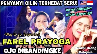 Download Lagu SERU! BIKIN GOYANG!! FAREL PRAYOGA FT FILLA TALIA - OJO DIBANDINGKE | REAKSI ENJOY ORANG MALAYSIA MP3