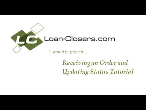 LC Website Tutorial - Confirming and Updating Status