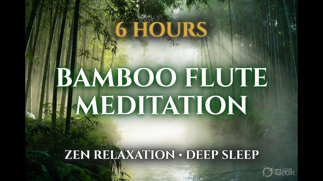 6 Hours Bamboo Flute Meditation Music 🎋 | Zen Relaxation, Deep Sleep ...