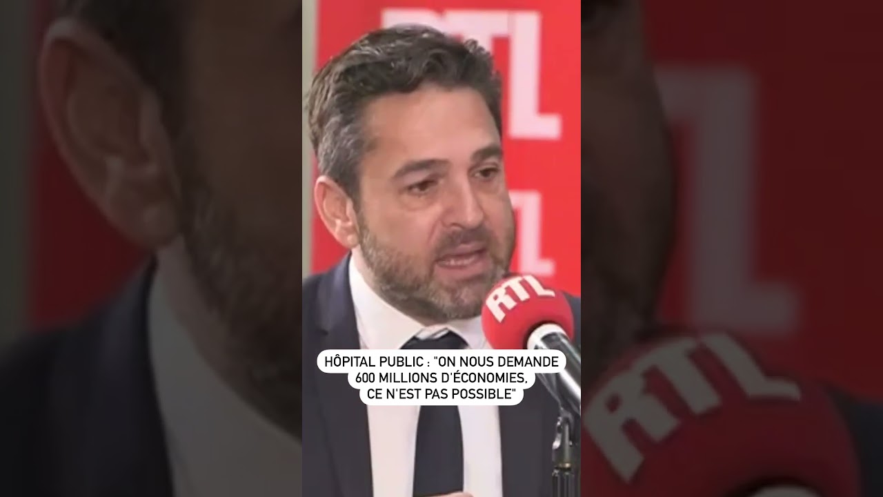 Hôpital public : "On nous demande 600 millions d’économies. Ce n’est pas possible"