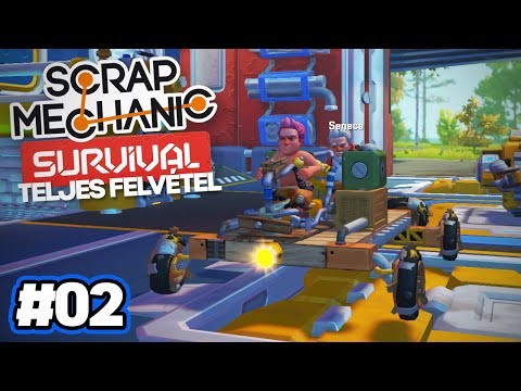 FOLYTATJUK! 🔥 - Scrap Mechanic SURVIVAL Zondával! #2