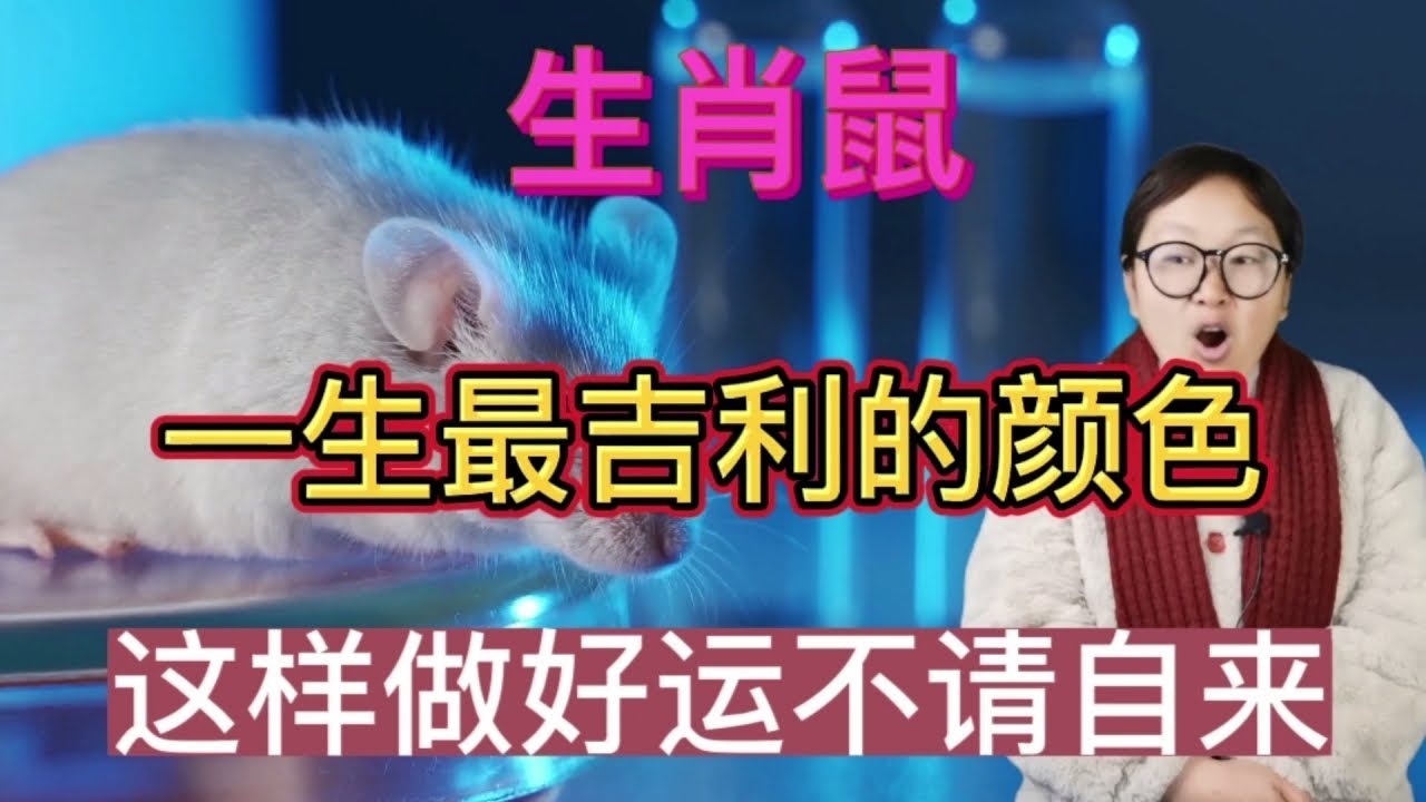 生肖鼠一生最吉利的颜色！属鼠的人只要穿对衣服的颜色！可以有效提升个人财运！好运接连不断围绕在身边！