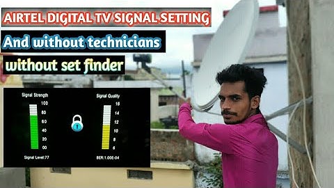 Airtel DTH Signal Setting | How to Find Airtel Digital TV Signal in 2 Min in Hindi 🔥🔥